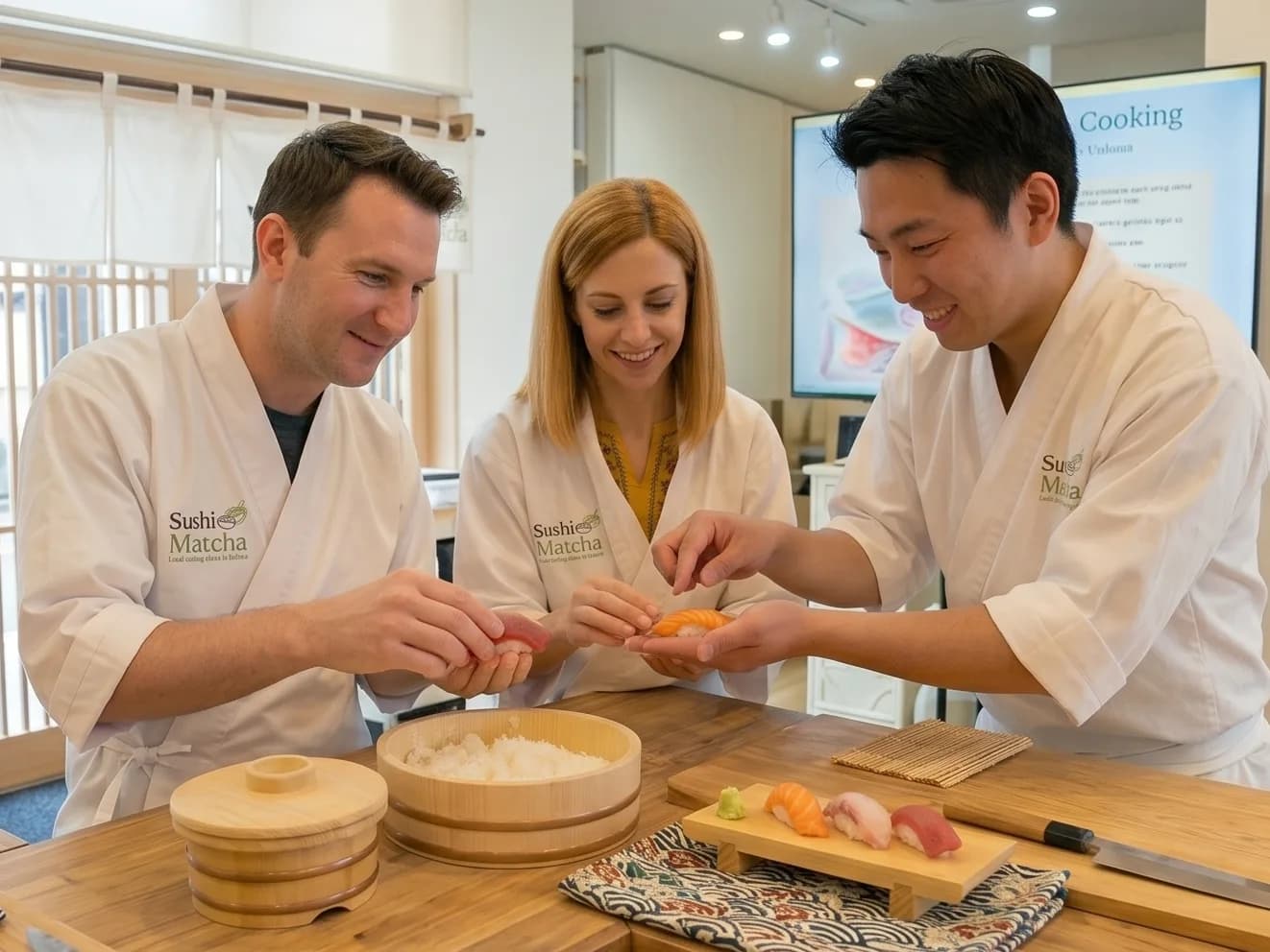Tokyo Sushi Making Class : Sake Ceremony & Matcha Experience in Asakusa - 3