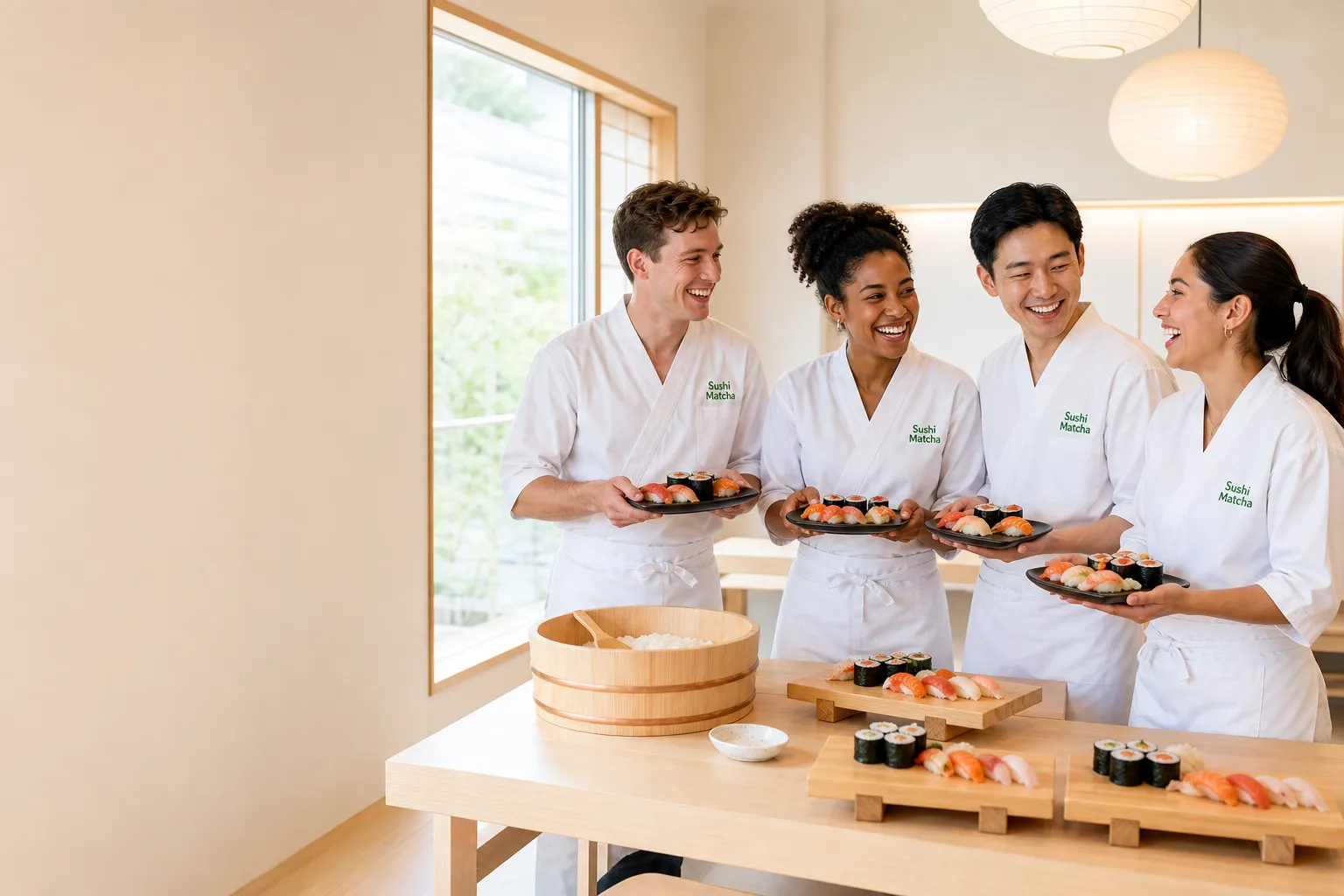 Friends Sushi Party