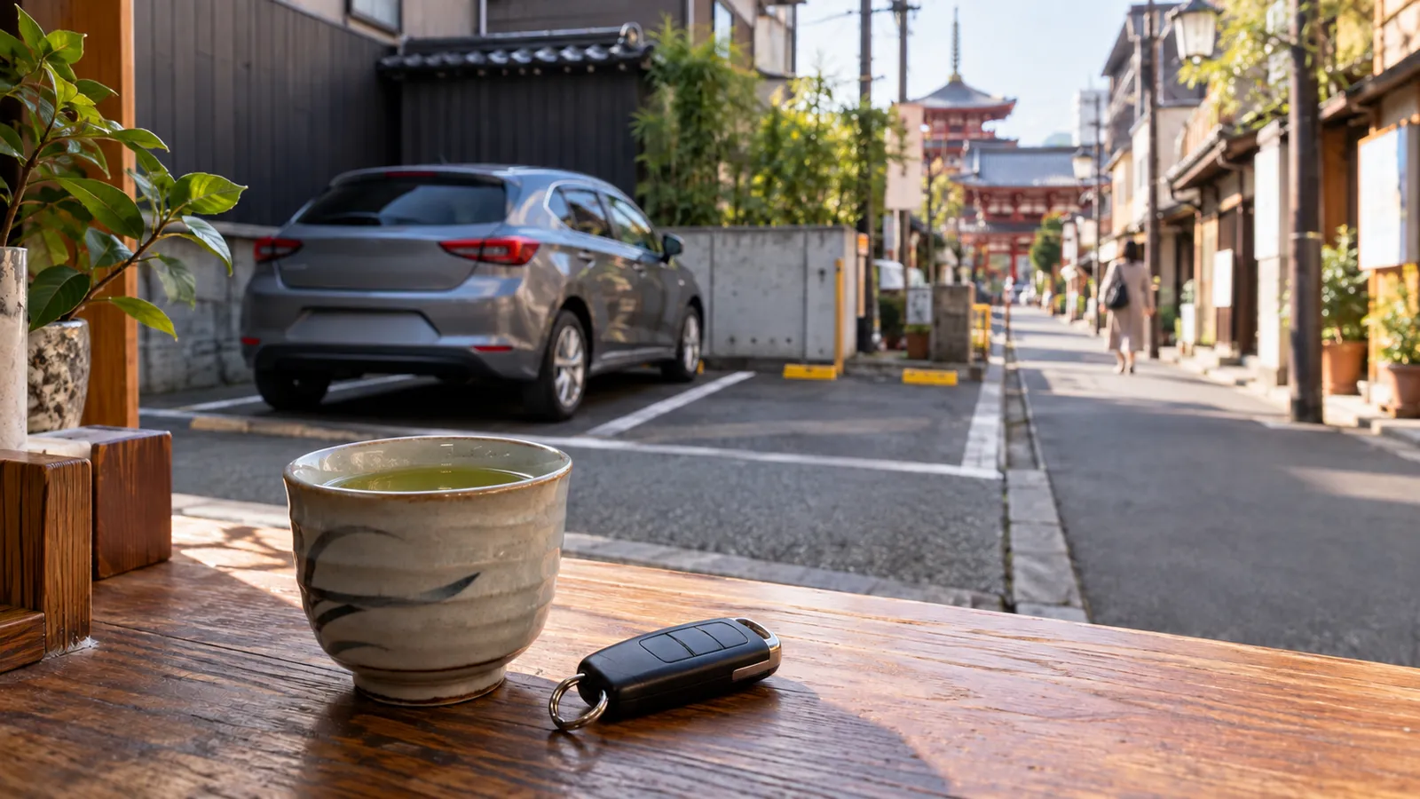 Driving to a Sushi Class in Asakusa