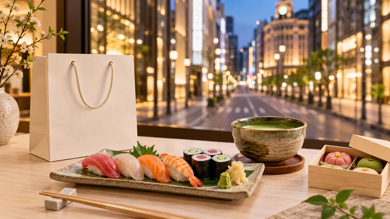 Ginza and a Sushi Class in One Day