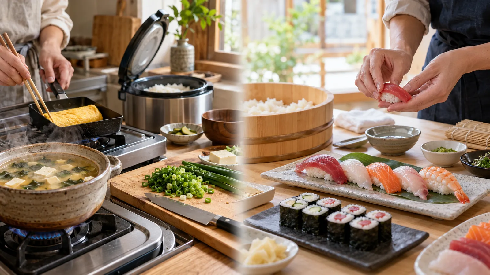 Home Cooking Class or Sushi Class in Tokyo?