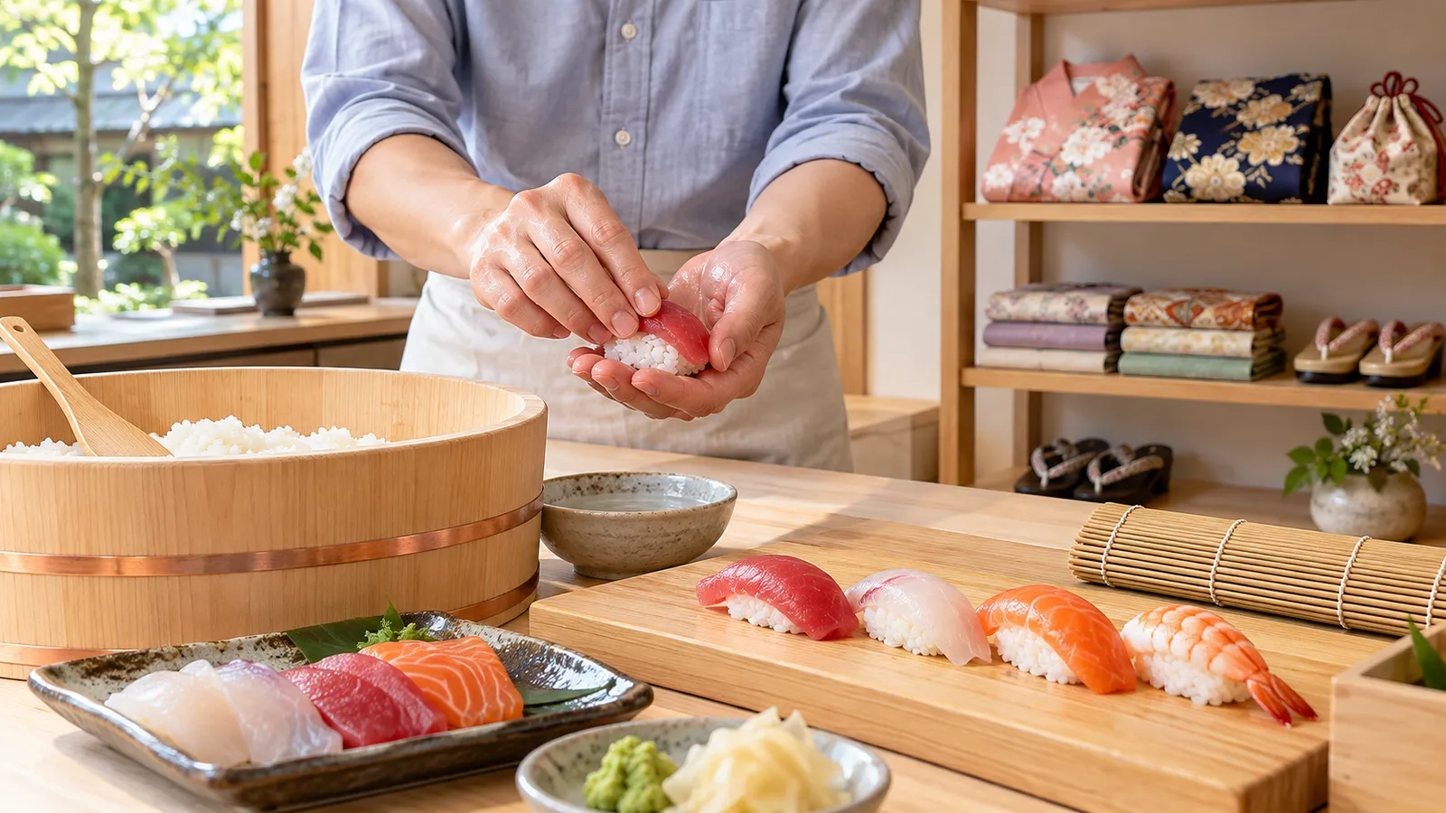 Kimono Rental or a Sushi Class in Asakusa?