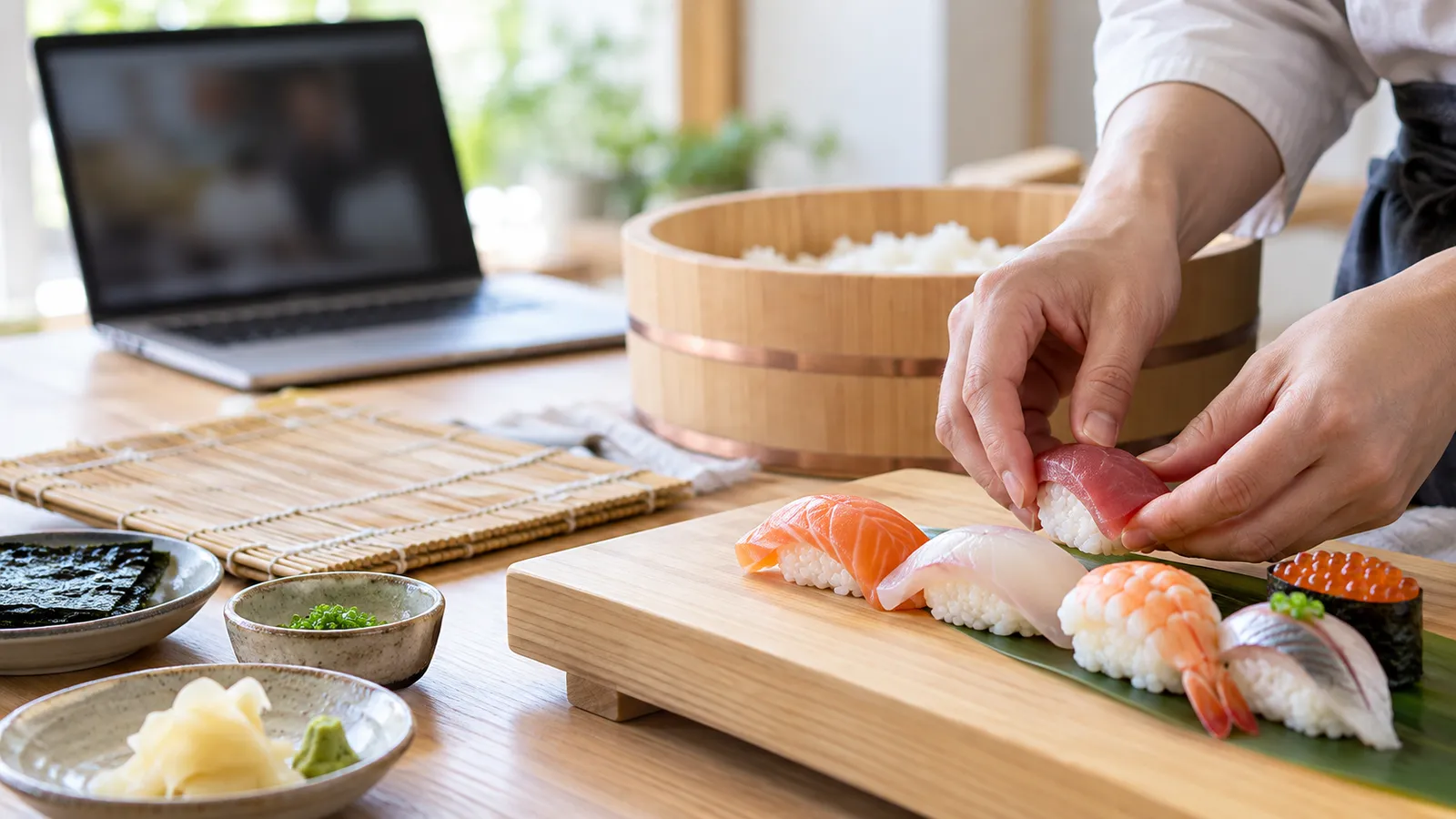 Online Sushi Course or Sushi Class in Tokyo?