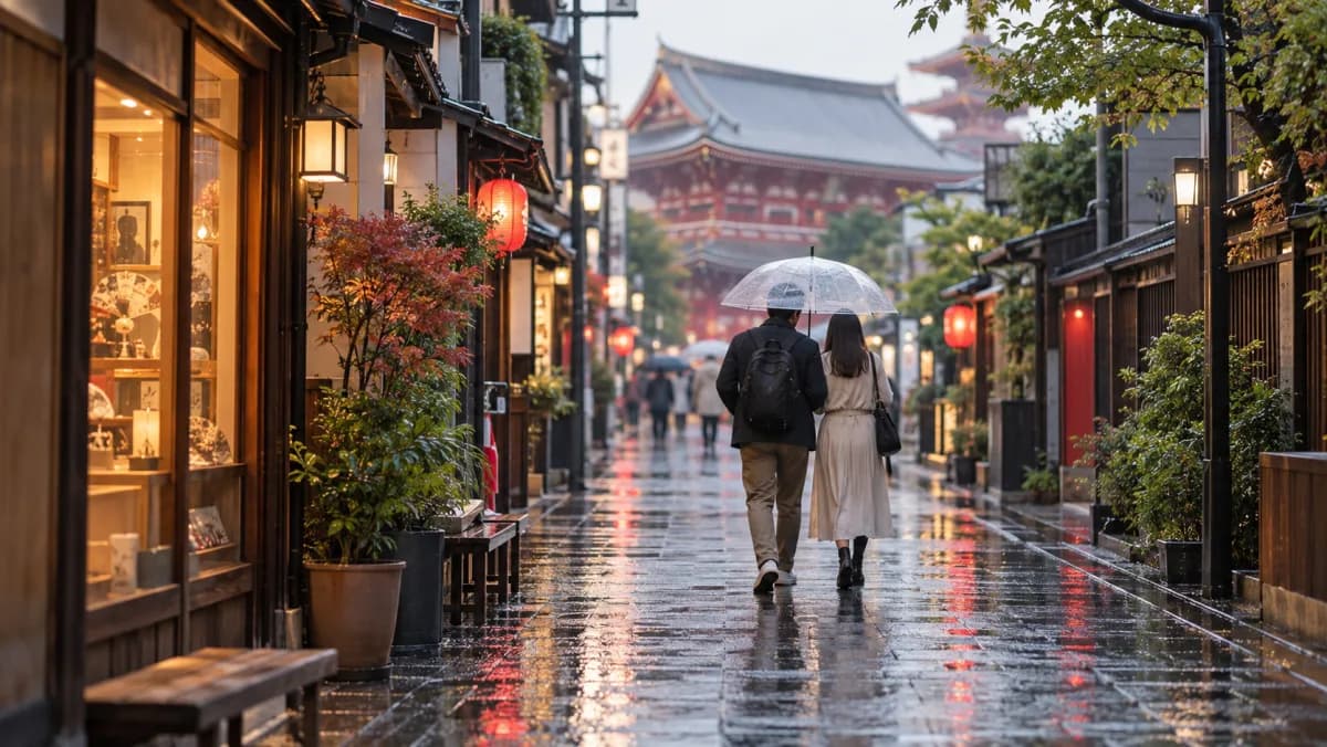 Rainy-Day Asakusa: A Sushi Class Plan