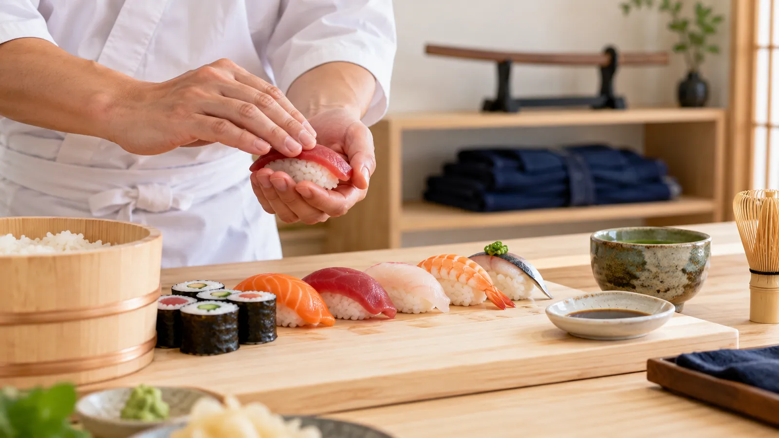 Samurai Experience or Sushi Class in Tokyo?