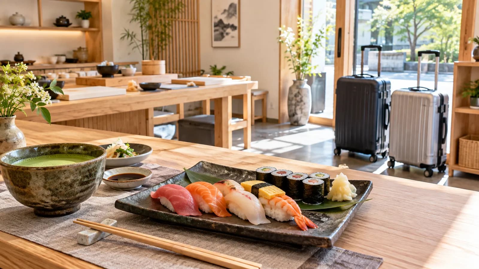 A Sushi Class Before Your Flight Home