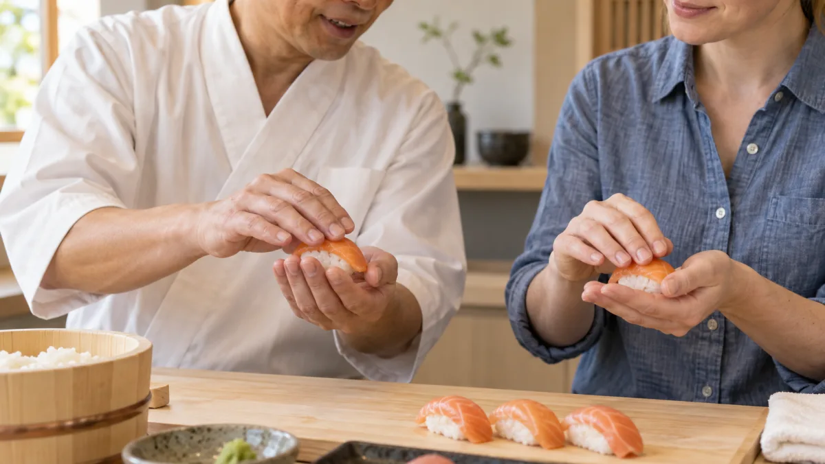 Sushi Class Without Speaking Japanese