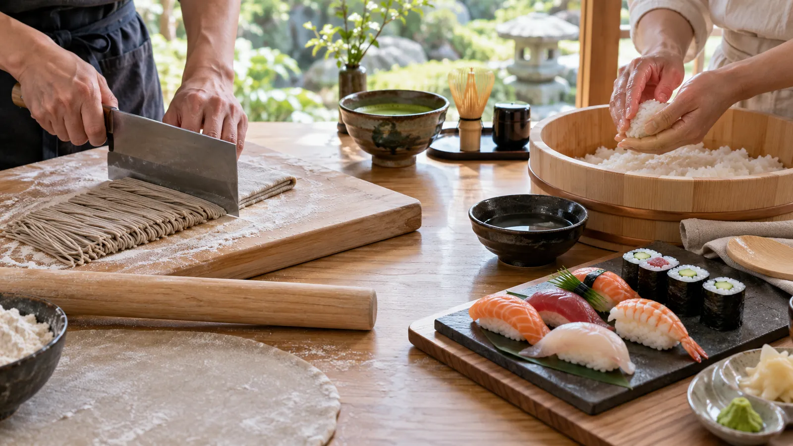 Sushi Class or Soba-Making Class in Tokyo?
