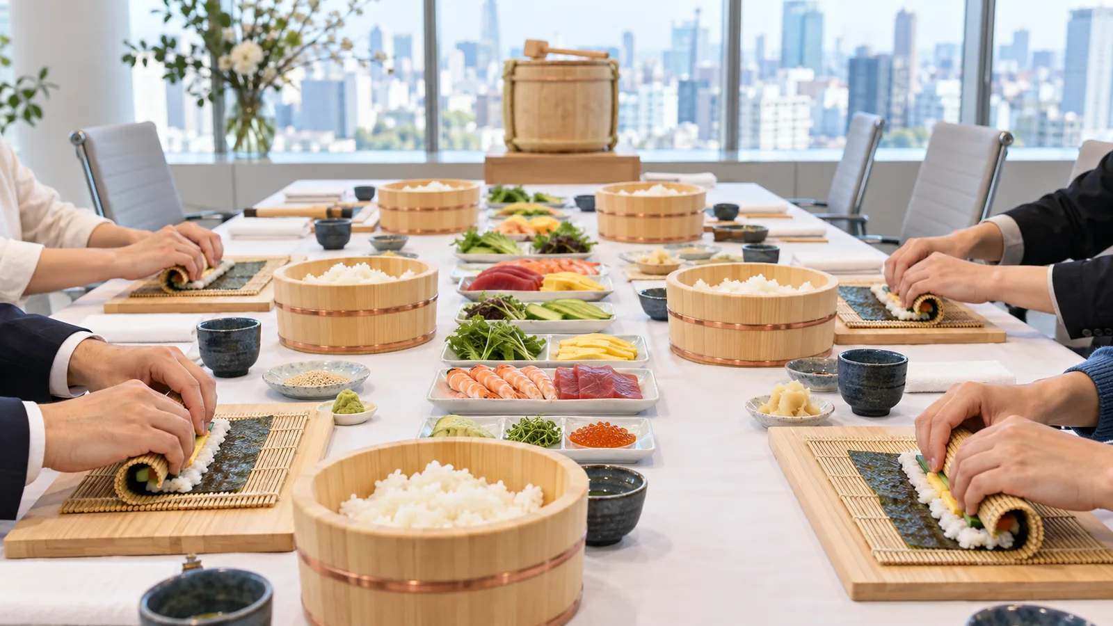 Team Sushi Event in Tokyo: Studio or Office?